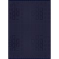 Radici Usa Inc Radici 782-1310-NAVY Como Rectangular Navy Blue Traditional Italy Area Rug; 3 ft. 3 in. W x 4 ft. 11 in. H 782/1310/NAVY
